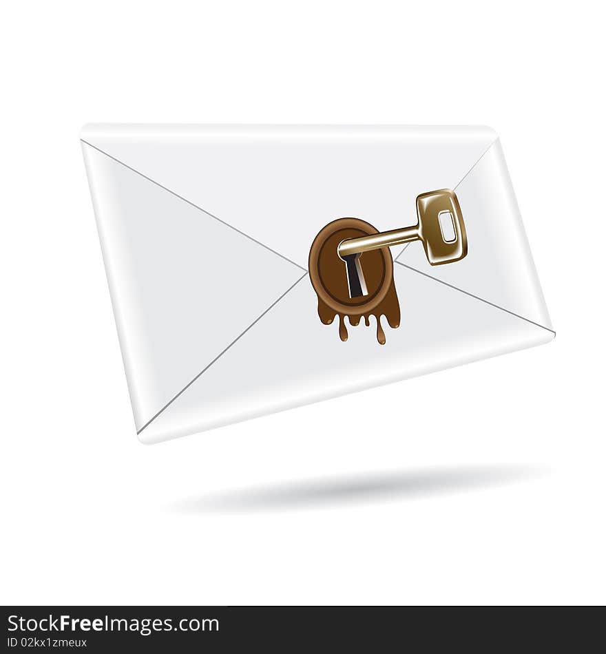 Key in envelope