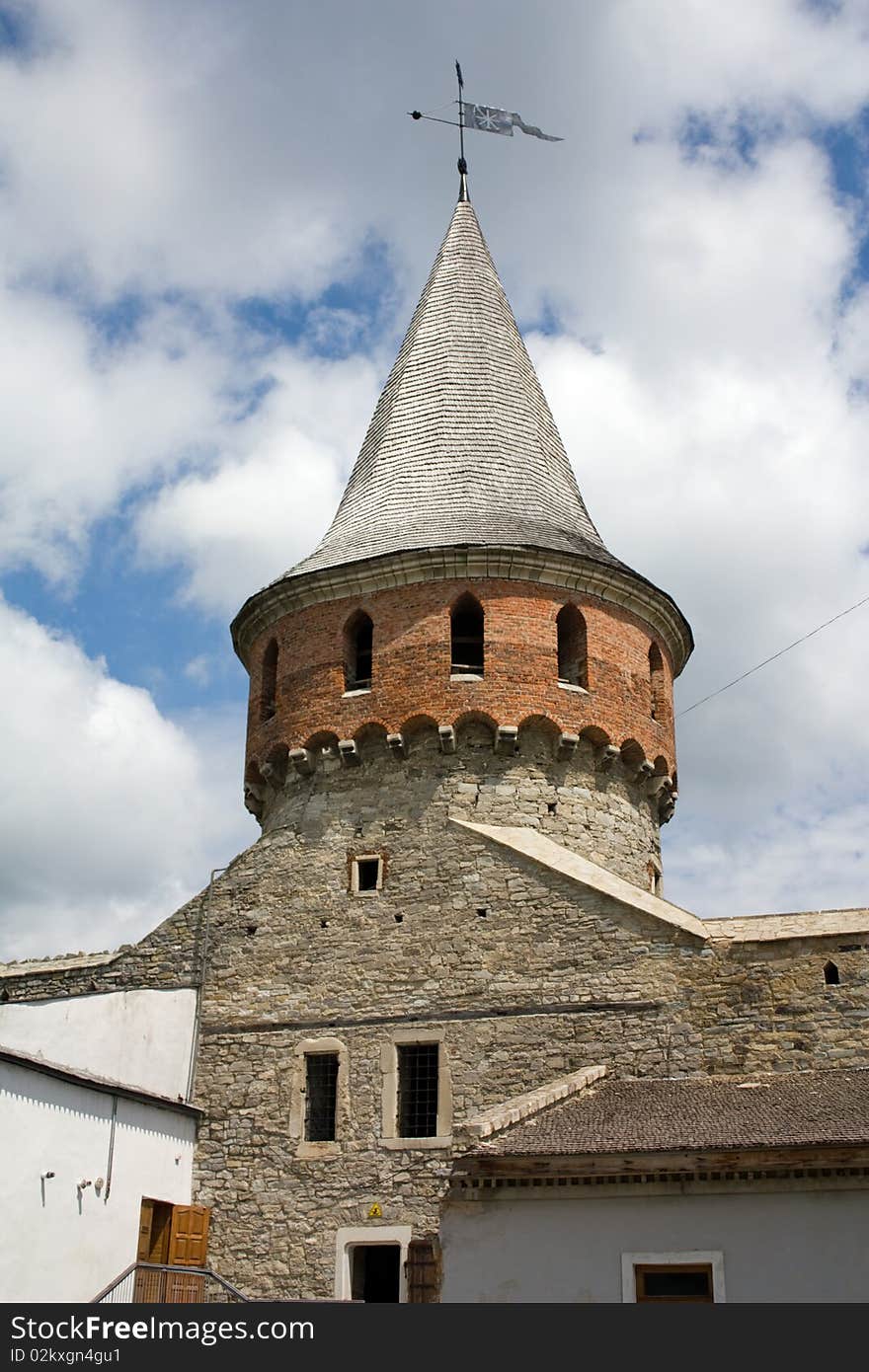 Fortress tower of medieval fortress by CU