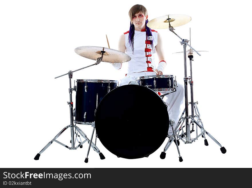 Rock drummer