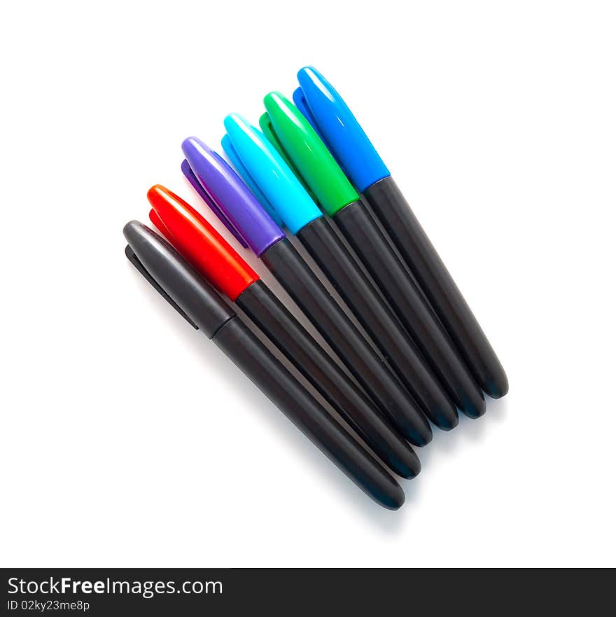 Set Of Multi-coloured Pens