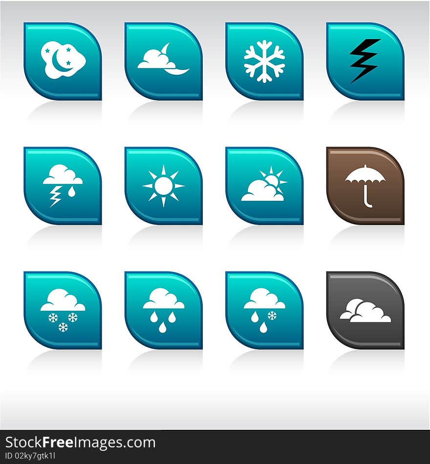 Weather icons.