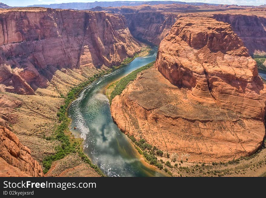 Horseshoe Bend near Page Arizona view point