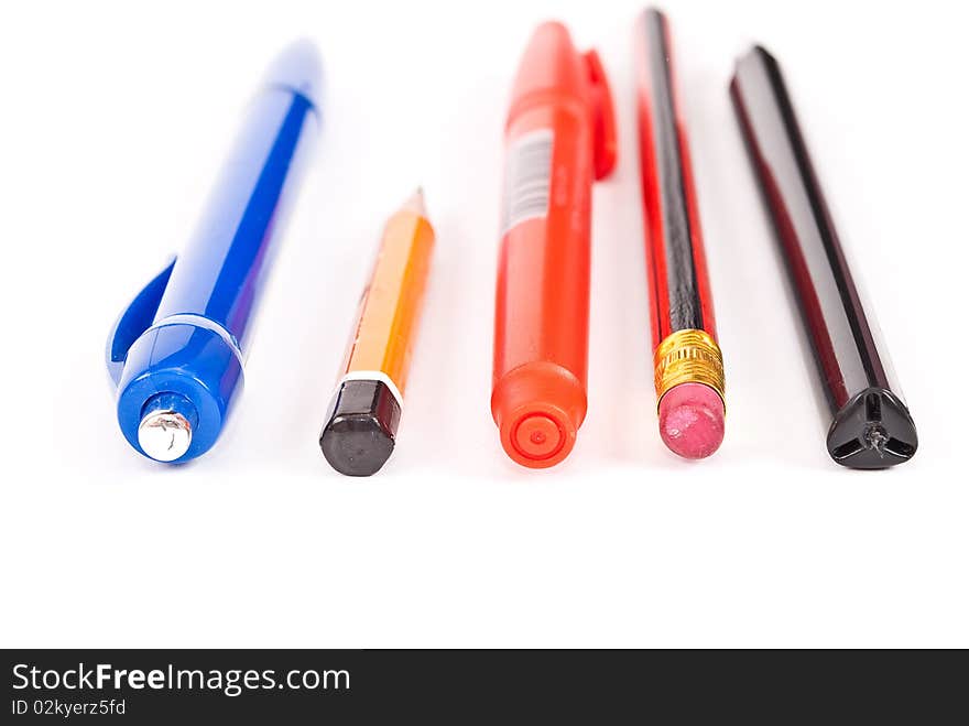 Pens and pencils