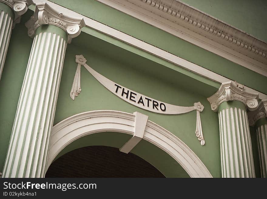 Main Portico to Dom Pedro V Theater