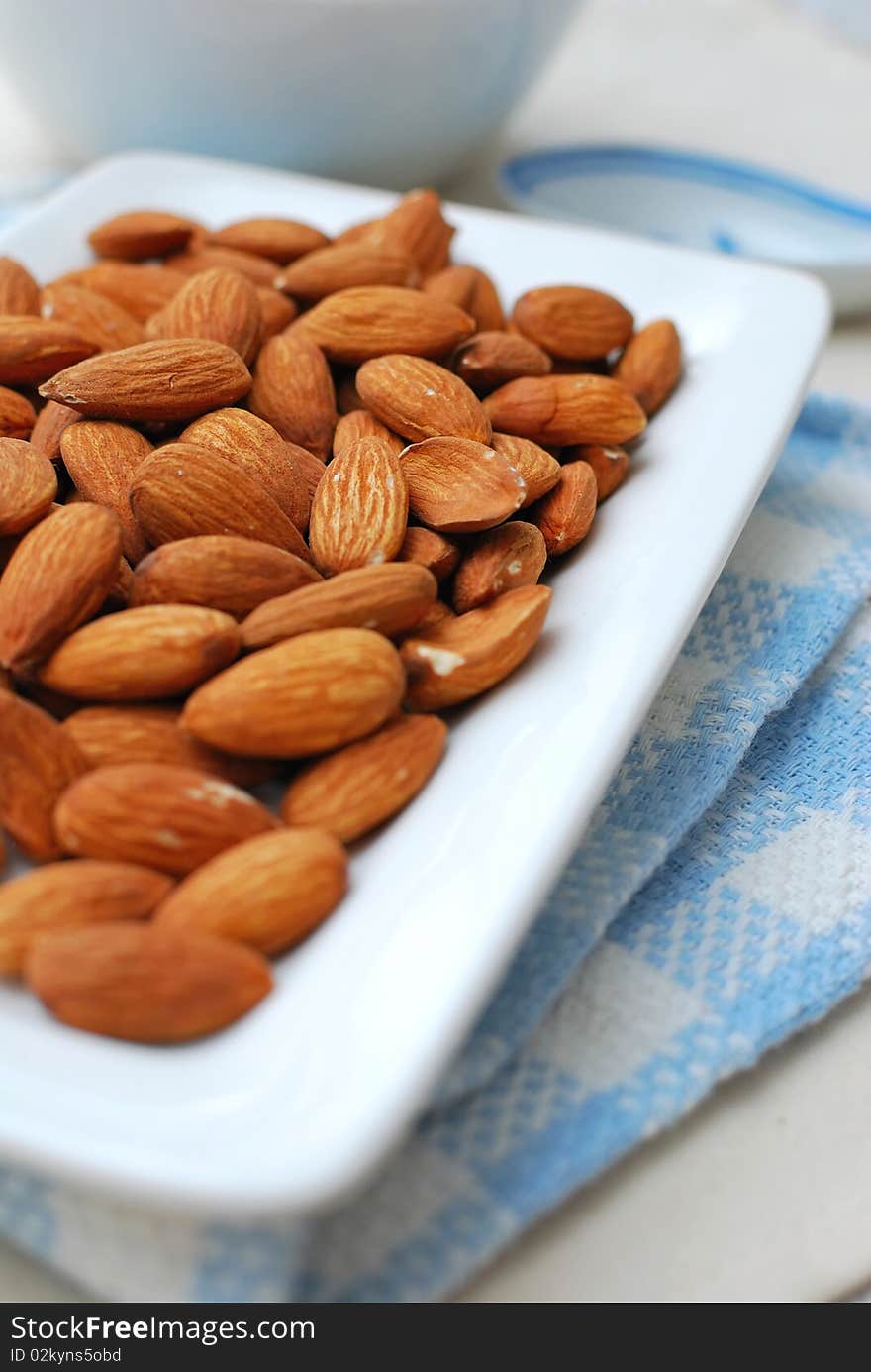 Almond used as food ingredients in Chinese desserts and cuisine. For food and beverage, and nutritional concepts. Almond used as food ingredients in Chinese desserts and cuisine. For food and beverage, and nutritional concepts.