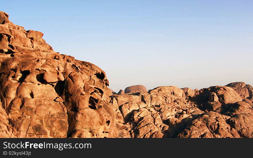 Sunrise Over Sinai Mounts