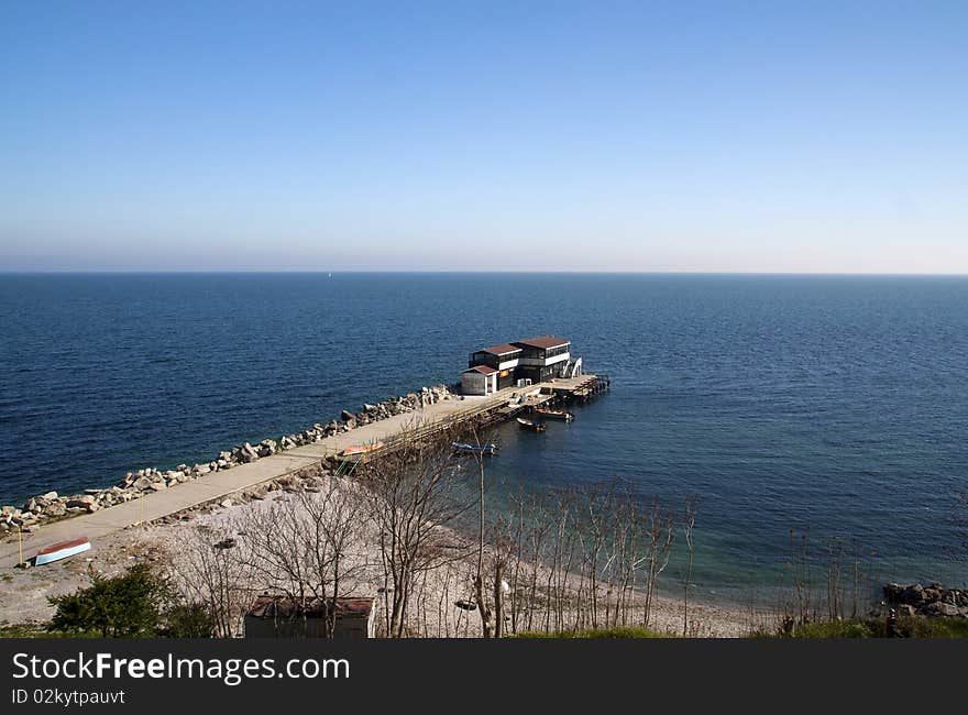 Nesebar island, photo taken in Bulgaria