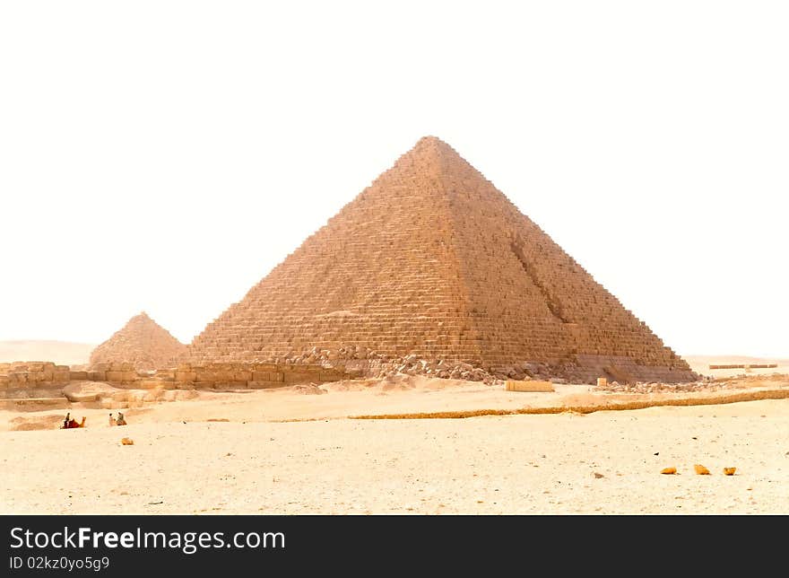 The pyramid of Giza, Egypt