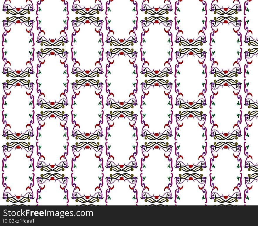 Flower pattern for wallpaper usage. Flower pattern for wallpaper usage