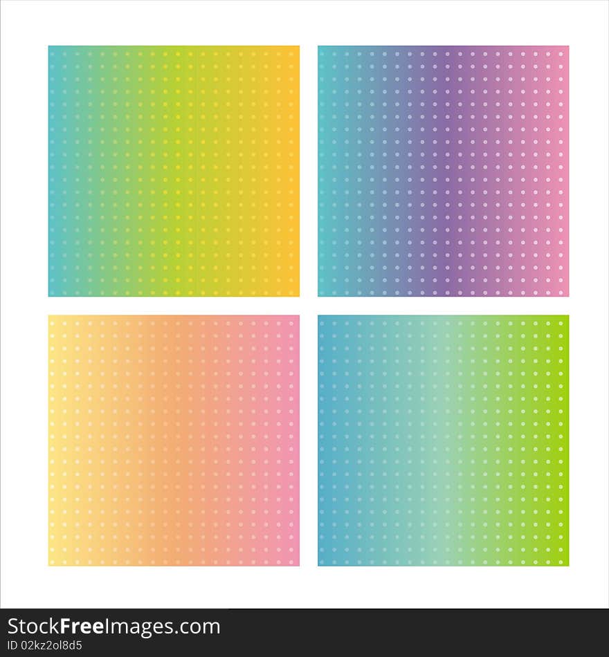 Set of 4 abstract background