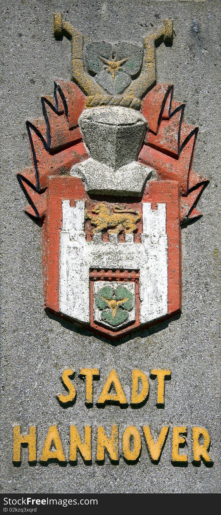 Old city sign of hannover germany. Old city sign of hannover germany