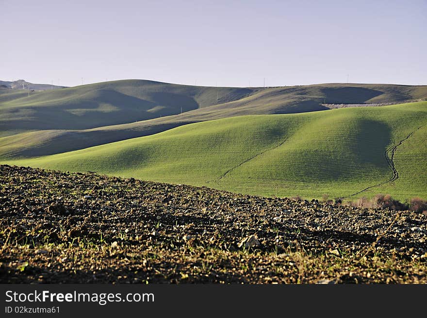 Landscape of tuscany