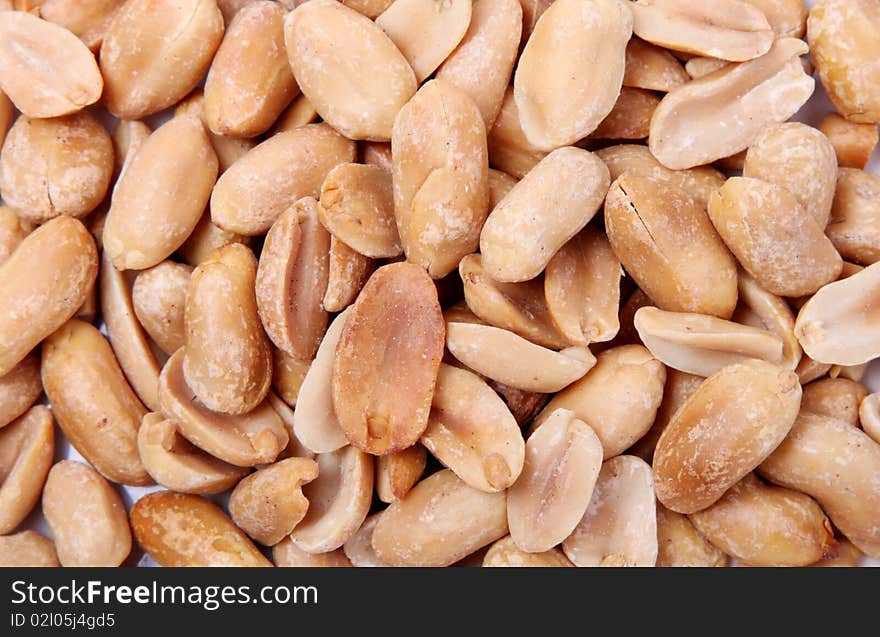 Grain texture of peanuts. Food Image