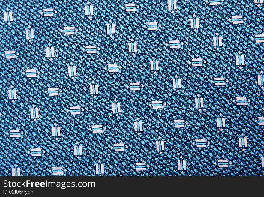 Blue and white abstract texture. Fabric background.