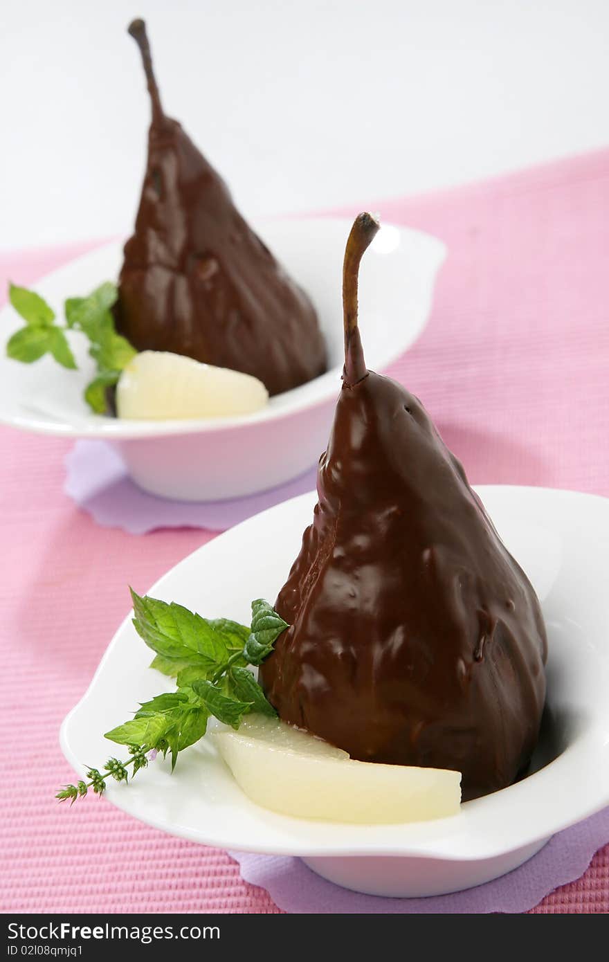 Chocolate pear