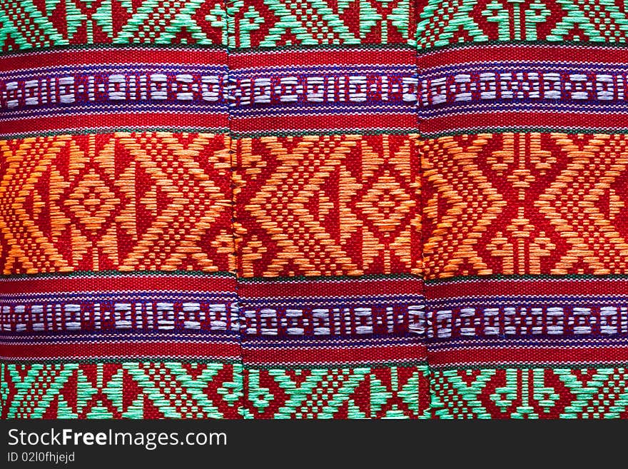 Thai style patterns of native Thai textiles image