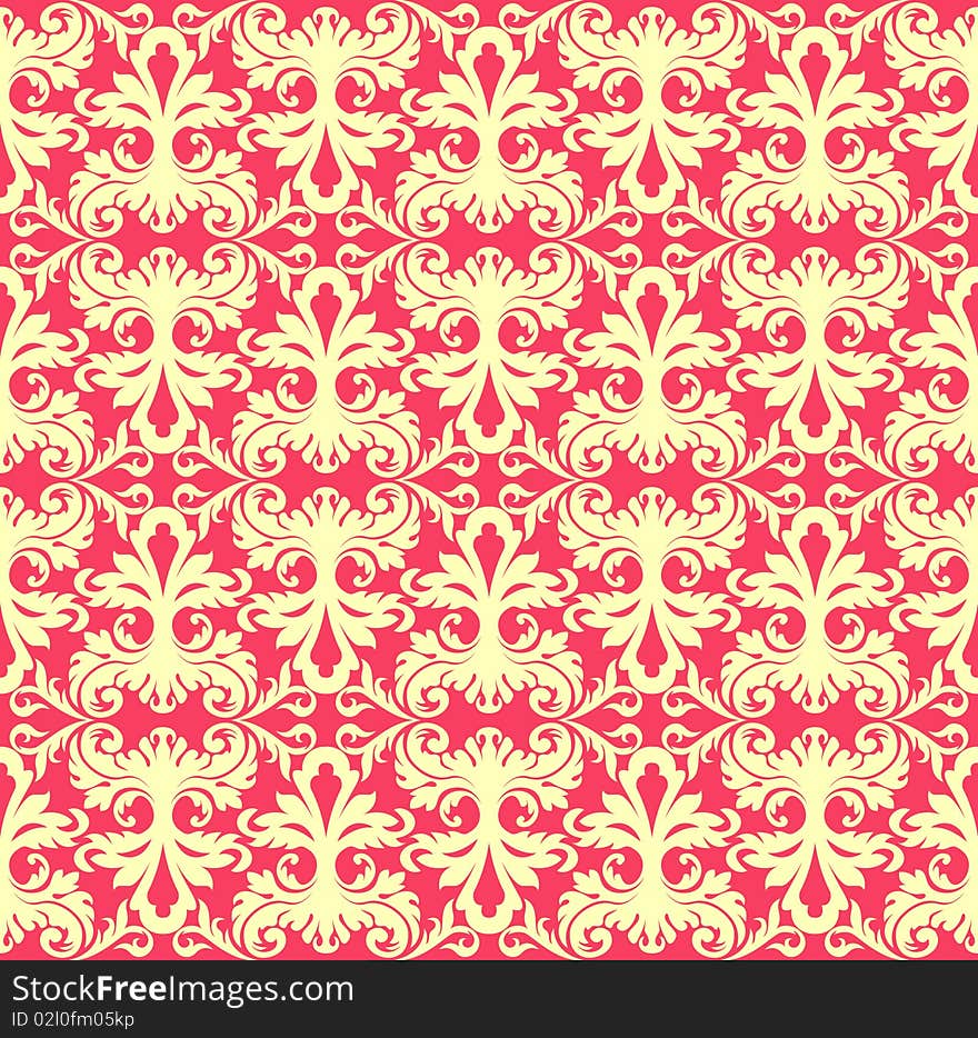 Seamless Baroque Background