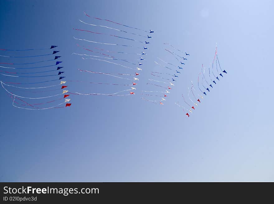 American flag kites