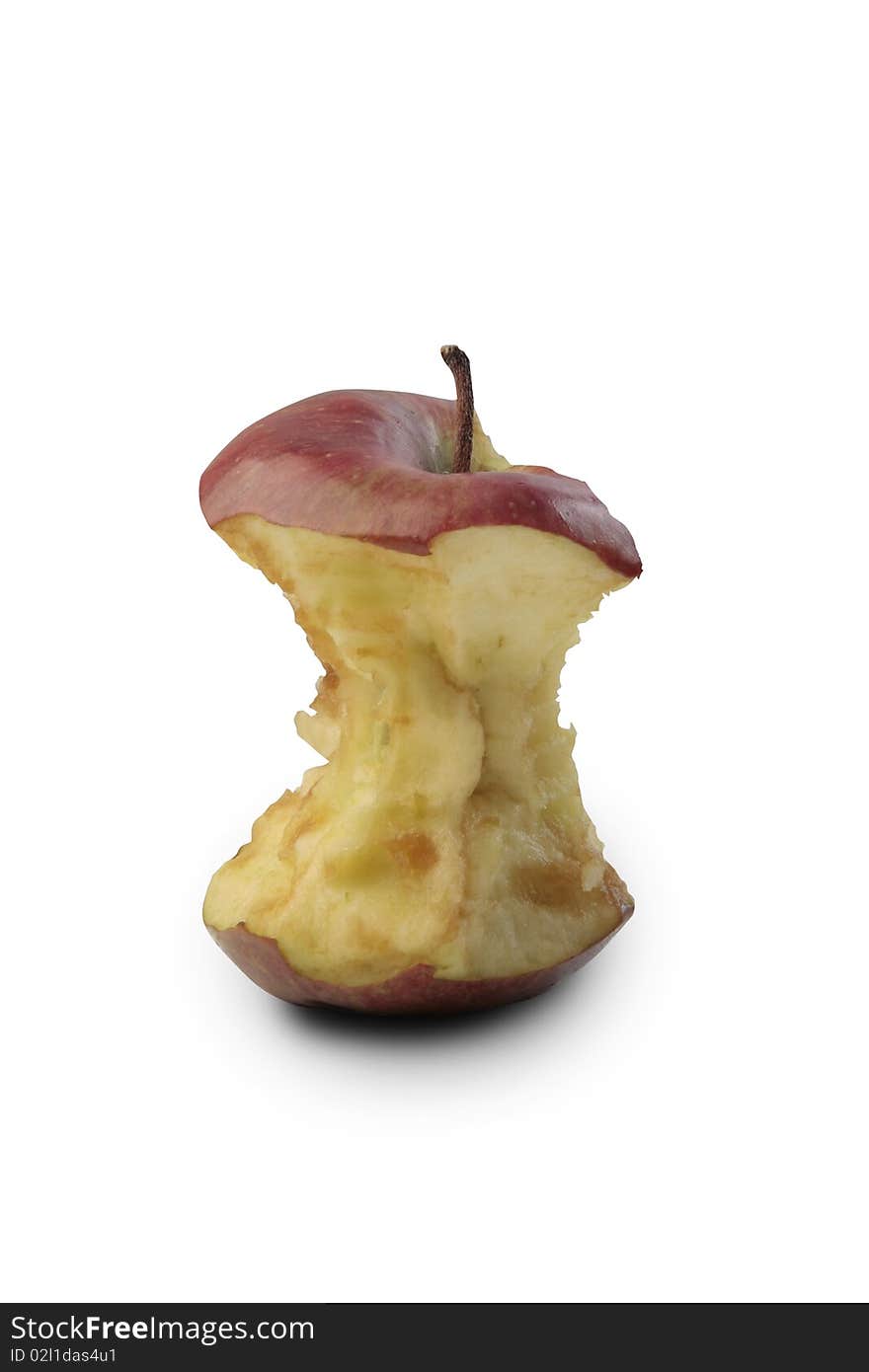 Bited apple