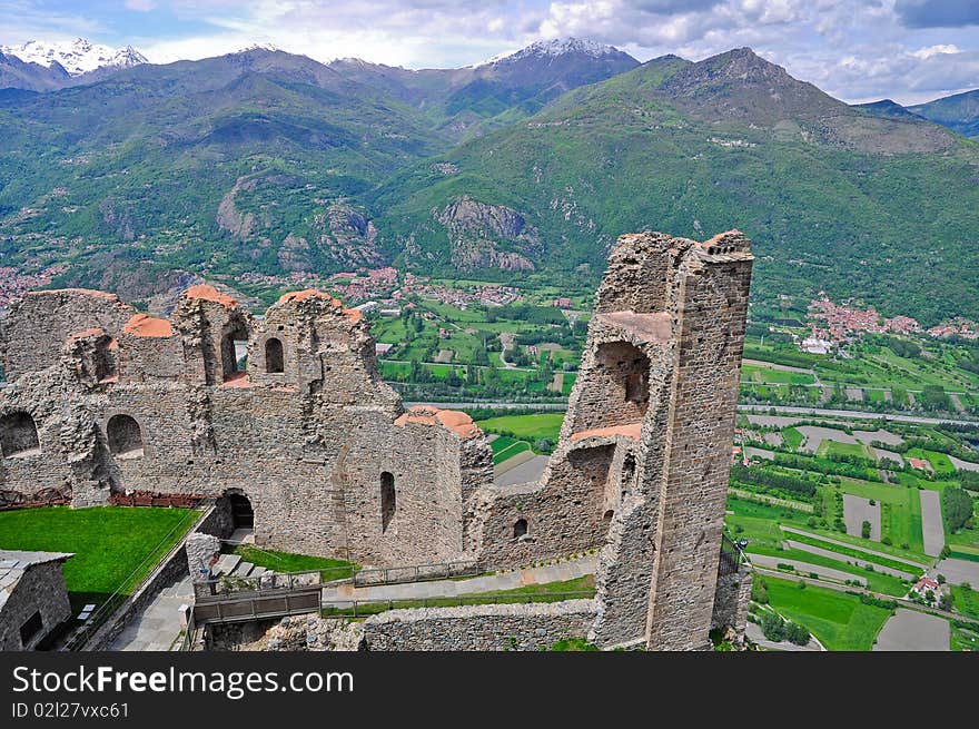 Susa valley, view from St. Michael abbey