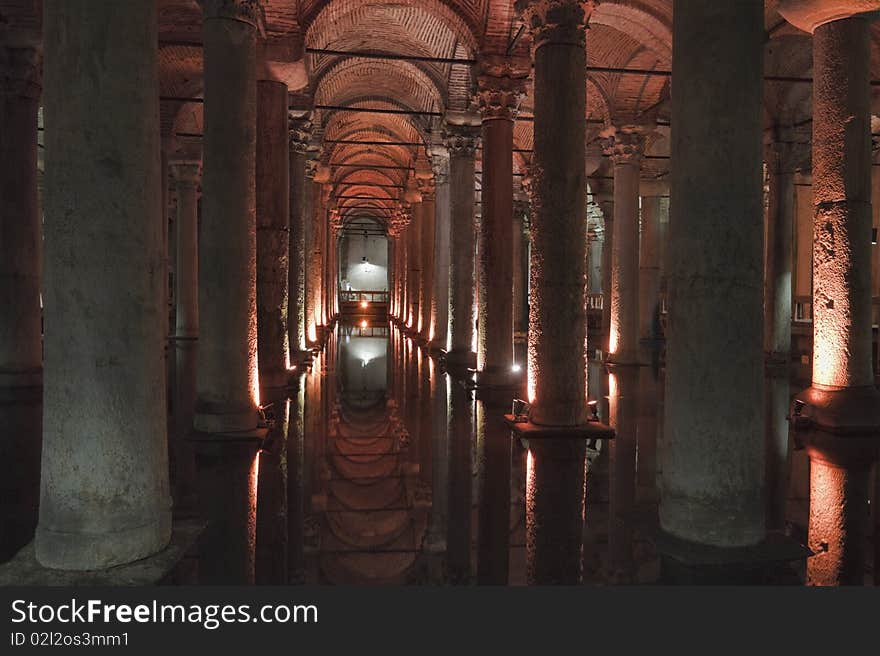 Turkey, Istanbul, The Basilica Cistern