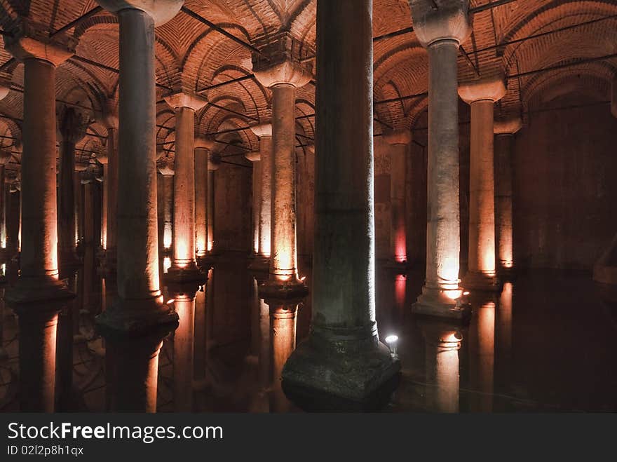 Turkey, Istanbul, The Basilica Cistern