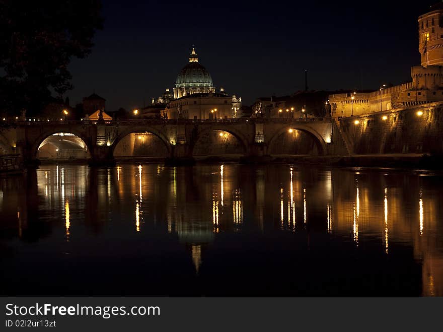 Rome. the tiber river