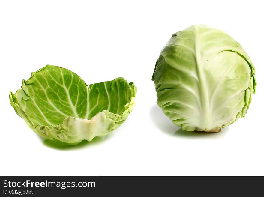 Cabbage and leaf