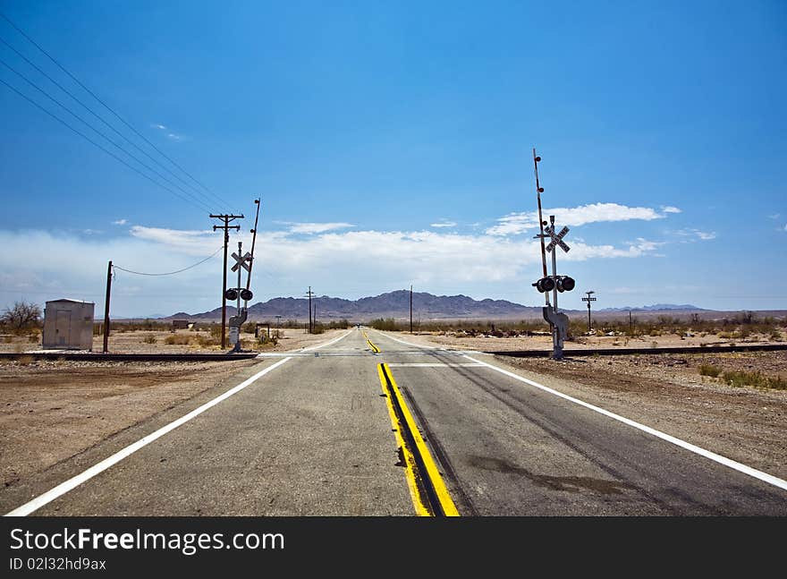 Railway crossing on Route 95