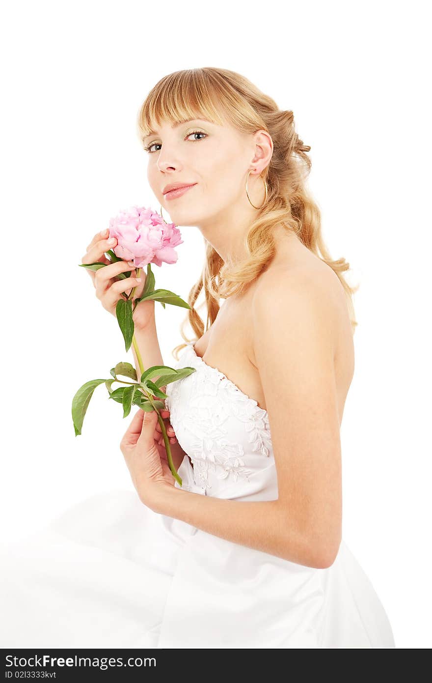 Bride with flower