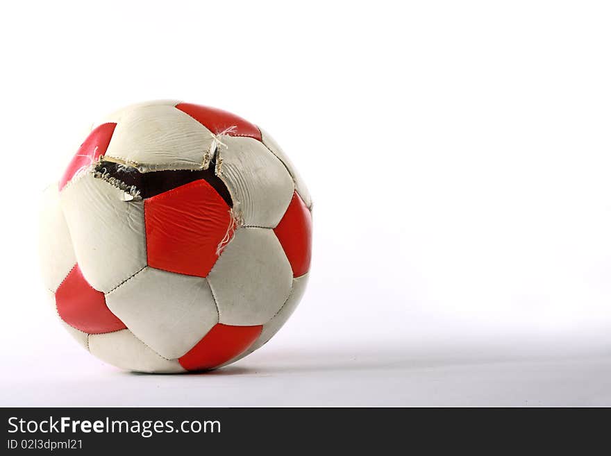 Torn Soccer Ball