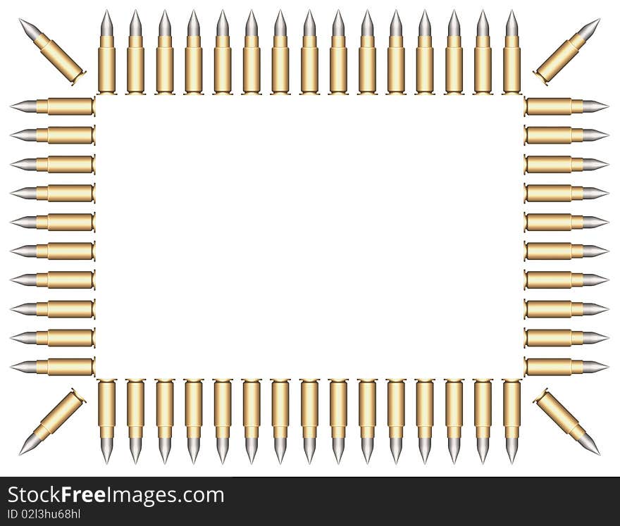 Frame of bullets.