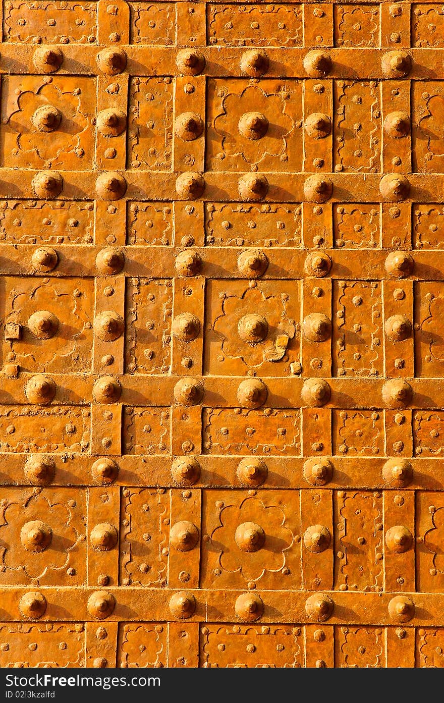 Texture on the gate of Lahore Fort. Texture on the gate of Lahore Fort.