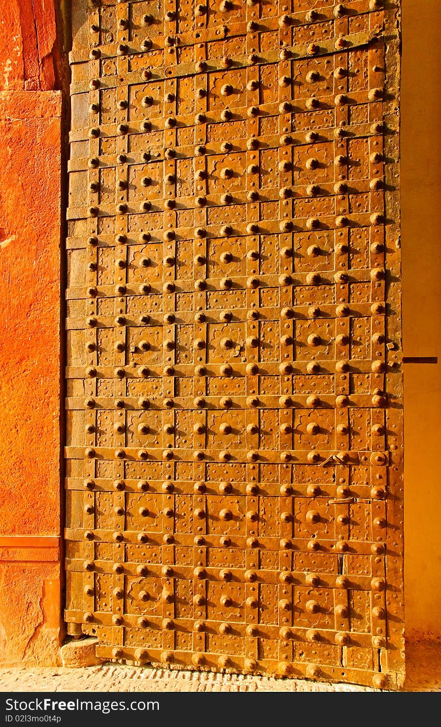 Texture on the gate of Lahore Fort. Texture on the gate of Lahore Fort.