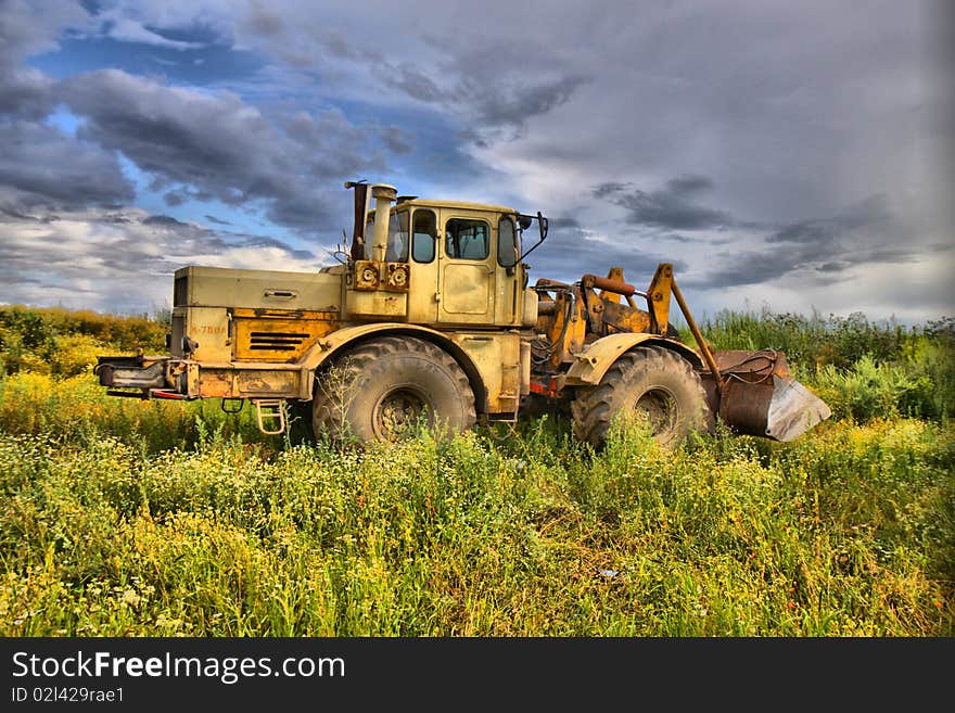 Russian tractor Kirovets K-701. Tractors and specials