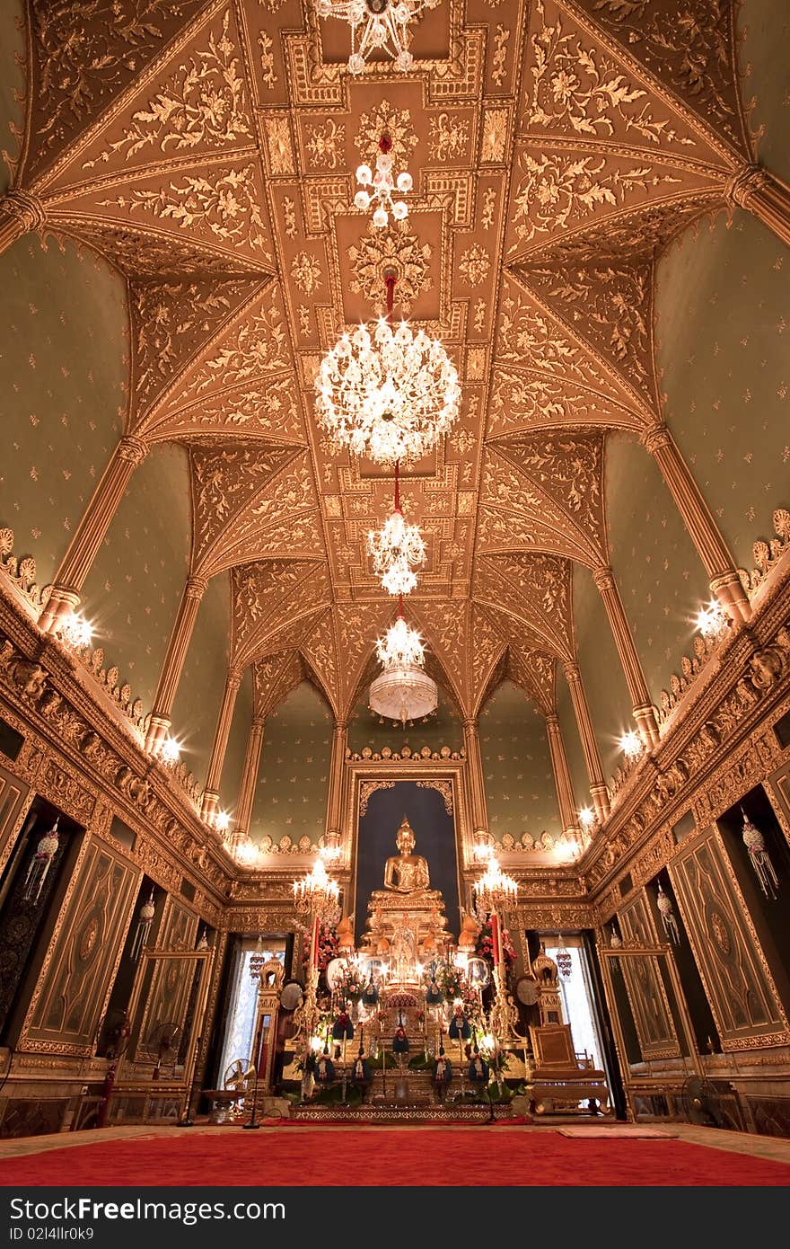 The Buddhist Church decorated with Gothic style, Thailand. The Buddhist Church decorated with Gothic style, Thailand