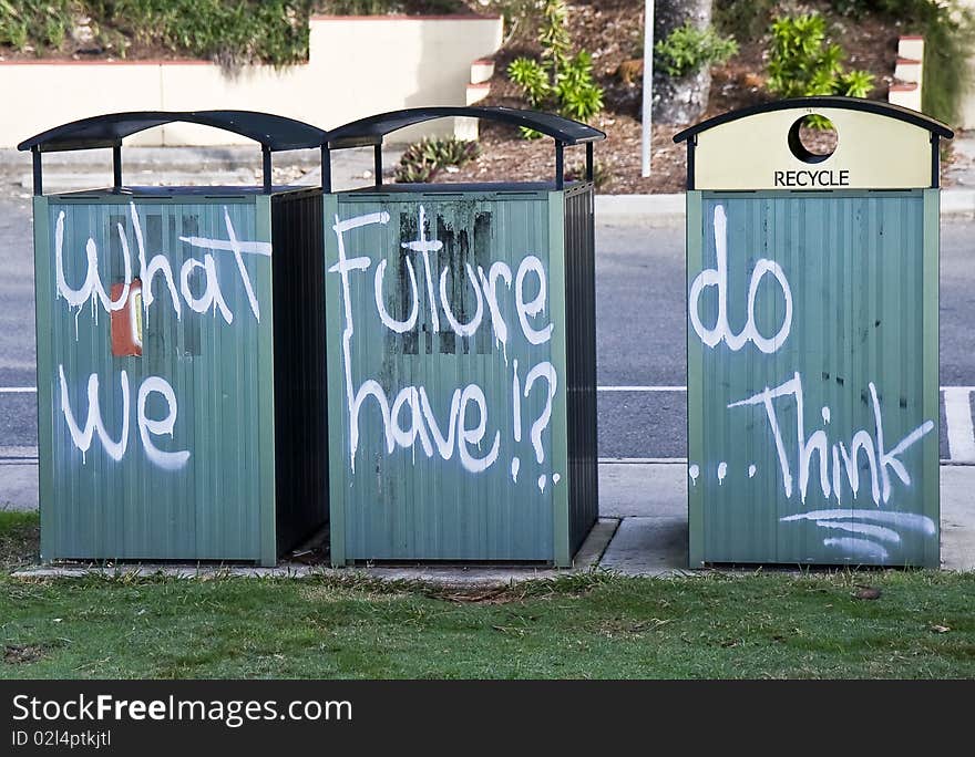 Graffiti showing the actual concerns of many people, mainly teenagers. Graffiti showing the actual concerns of many people, mainly teenagers