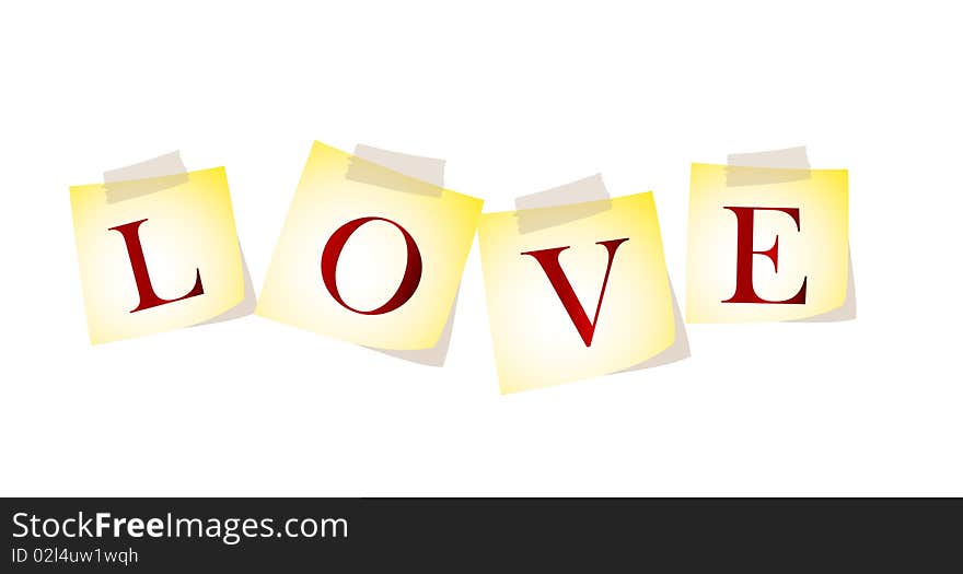 Valentine's Day Love Notebook Lettering