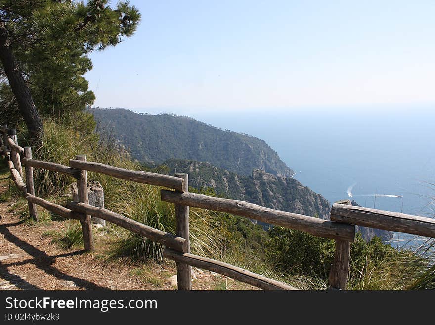 Italian sea, camogli, north italy. Italian sea, camogli, north italy