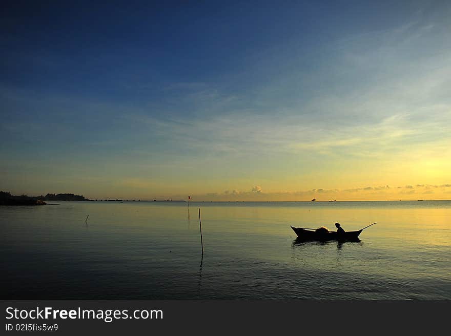 Fishing With Morning Light.