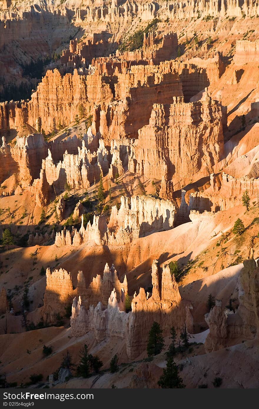 Bryce Canyon with Stone formation