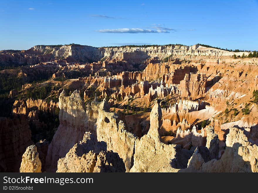 Bryce Canyon with Stone formation