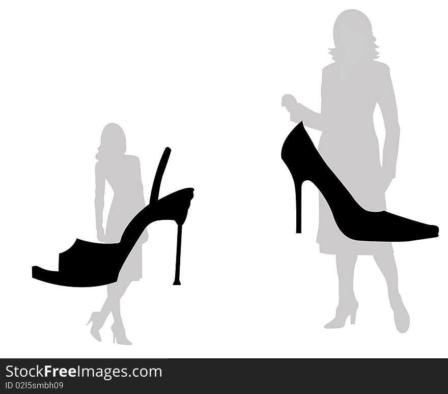 The Woman And Footwear