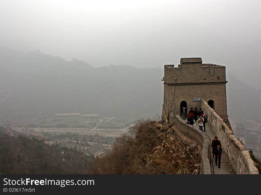 The great wall of China