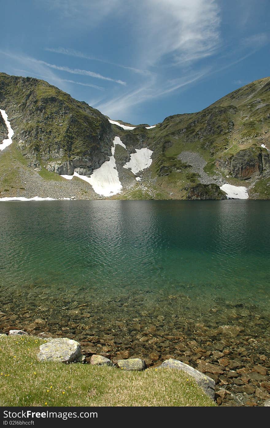 Rila lake The kidney in Bulgaria. Rila lake The kidney in Bulgaria