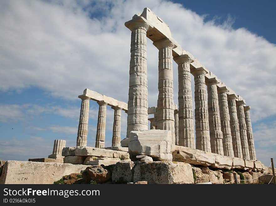 Greek Temple Of Poseidon