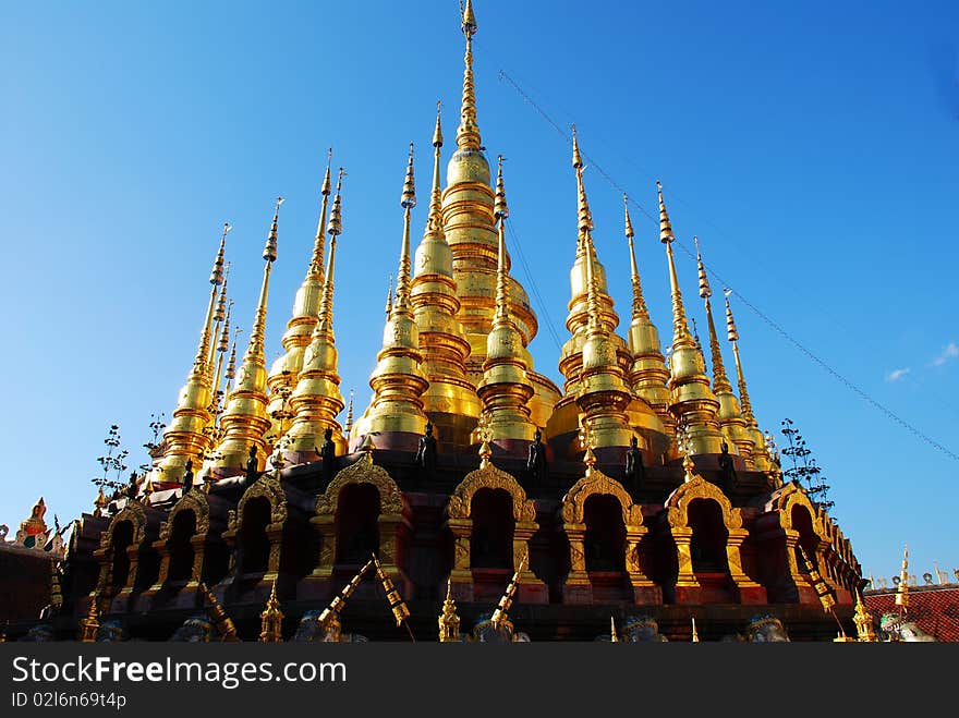 The ten direction pagoda at north Thailand. The ten direction pagoda at north Thailand.