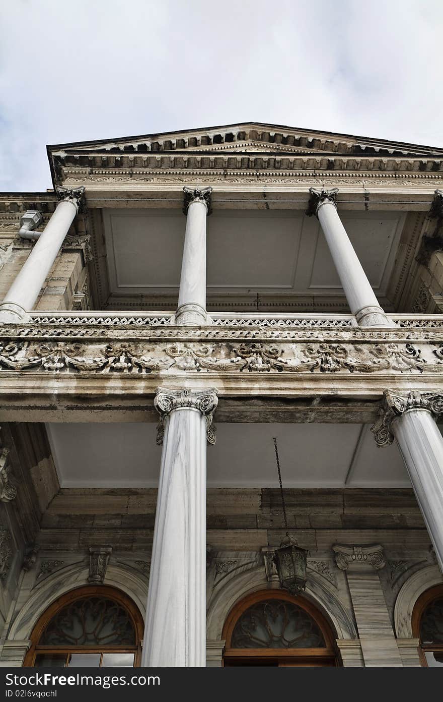 Turkey, Istanbul, Beylerbeyi Palace, view of the entrance