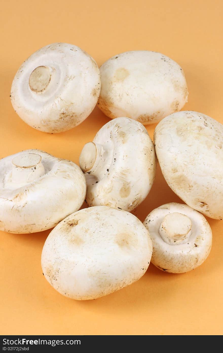 White mushrooms