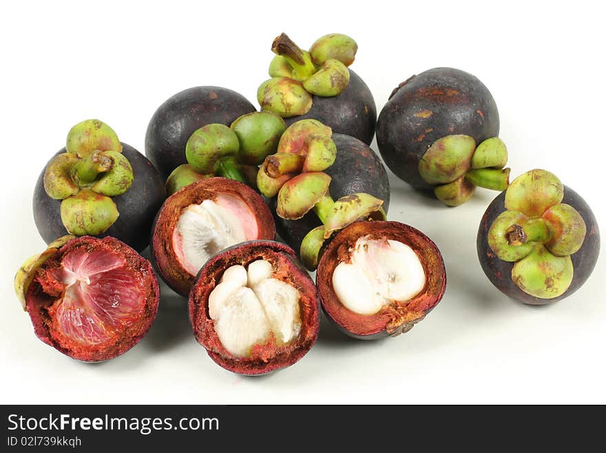 Tropical fruit - Mangosteen (Garcinia mangostana)